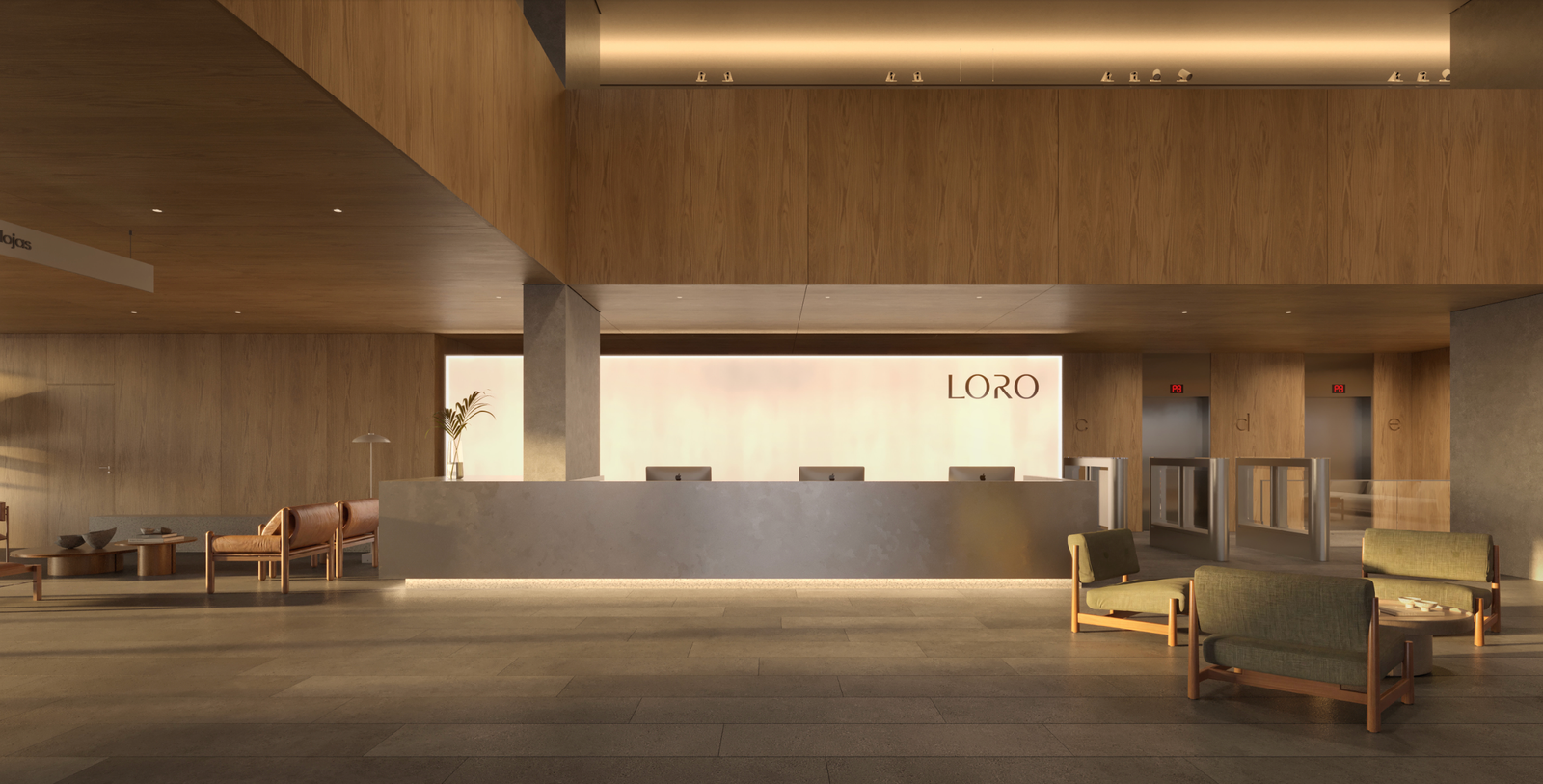 Loro Corporate — Area externa